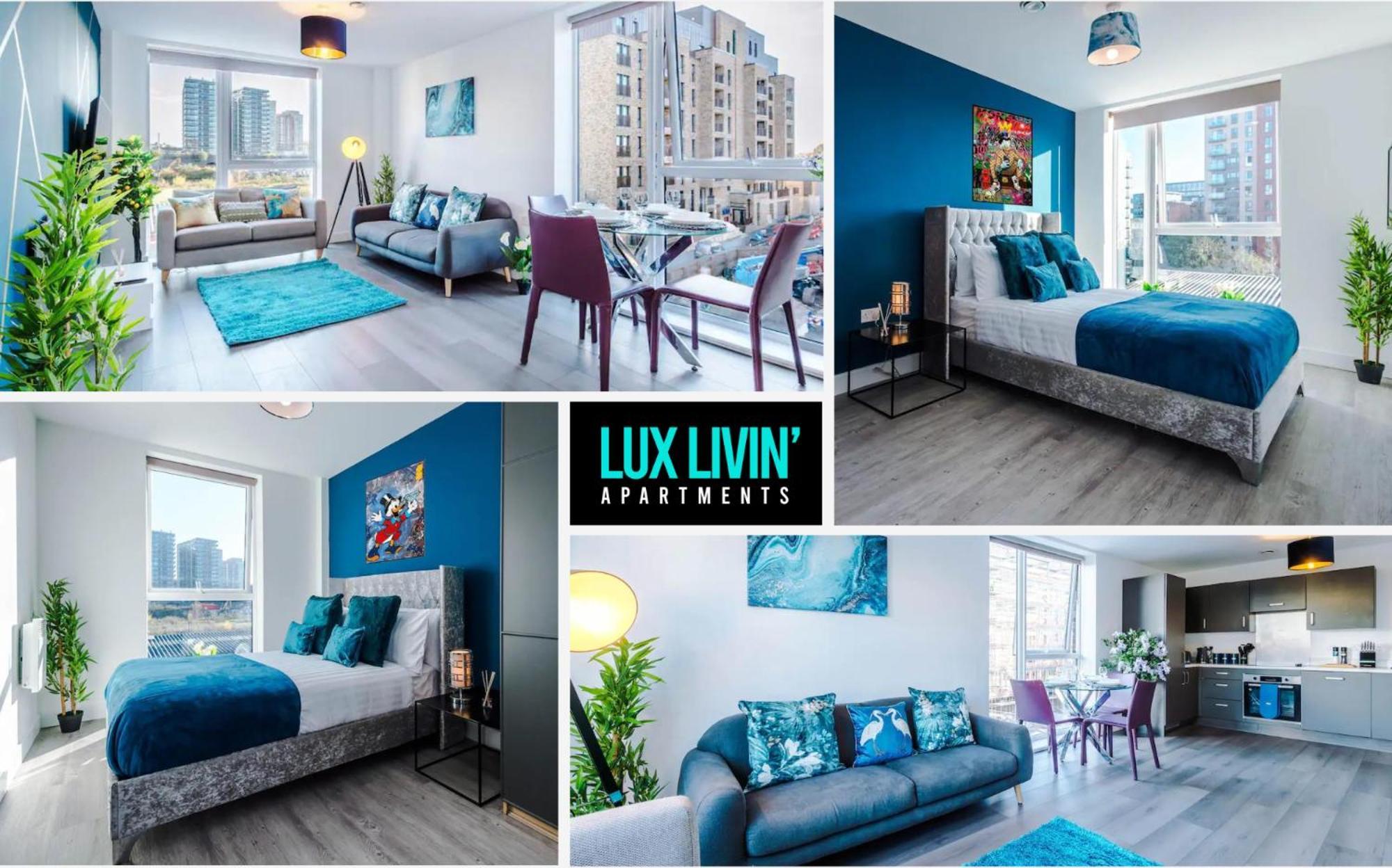 Lux Livin' Apartments - Luxury 5 Bed Apartment Manchester City Centre Exterior foto